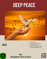 Deep Peace SATB choral sheet music cover